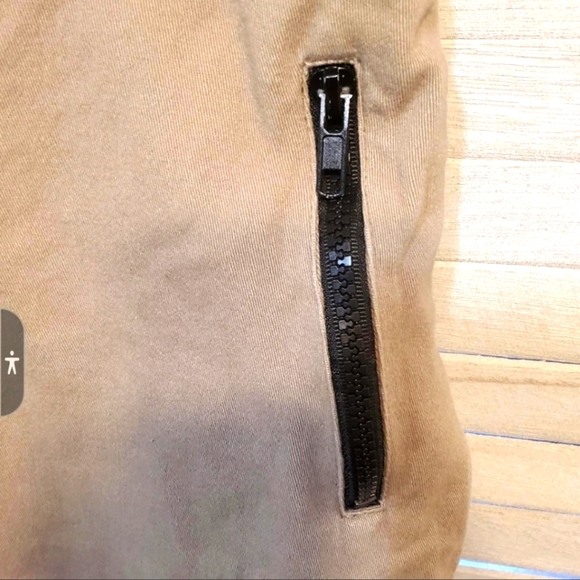 HOT & DELICIOUS Women's khaki Cargo Baggy Drawstring Legs Pants SIZE SMALL - Picture 3 of 8